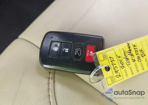 2015 Toyota Highlander Xle V6 z USA, uszkodzony, nr VIN 5TDKKRFHXFS065075